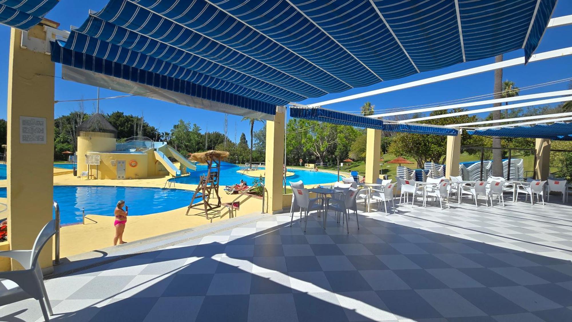 Benalmadena Minerva 401 Estudio Con Gran Piscina Y Parque Acuatico Exterior photo